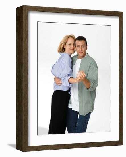 PAUL REISER; HELEN HUNT. "MAD ABOUT YOU" [1992].-null-Framed Photographic Print