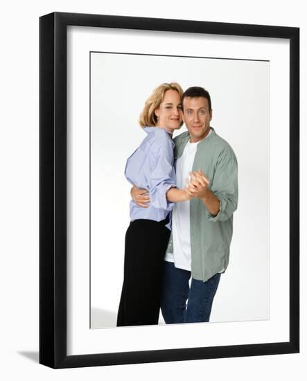 PAUL REISER; HELEN HUNT. "MAD ABOUT YOU" [1992].-null-Framed Photographic Print