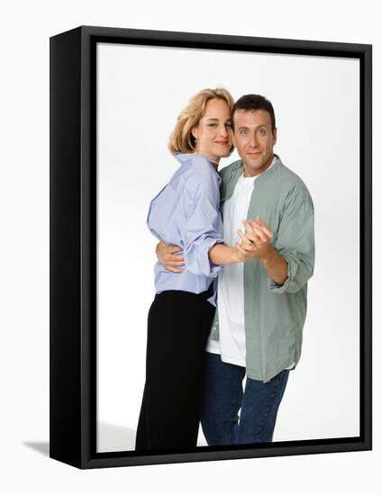 PAUL REISER; HELEN HUNT. "MAD ABOUT YOU" [1992].-null-Framed Stretched Canvas