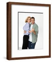 PAUL REISER; HELEN HUNT. "MAD ABOUT YOU" [1992].-null-Framed Photographic Print