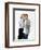 PAUL REISER; HELEN HUNT. "MAD ABOUT YOU" [1992].-null-Framed Photographic Print