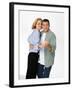 PAUL REISER; HELEN HUNT. "MAD ABOUT YOU" [1992].-null-Framed Photographic Print