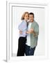 PAUL REISER; HELEN HUNT. "MAD ABOUT YOU" [1992].-null-Framed Photographic Print