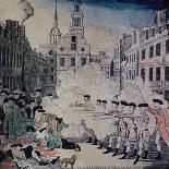 The Boston Massacre Engraving-Paul Revere-Framed Giclee Print