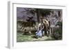 Paul Revere Calling the Lexington Minutemen to Arms, c.1775-null-Framed Giclee Print