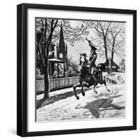 Paul Revere's Ride, 1775-null-Framed Giclee Print