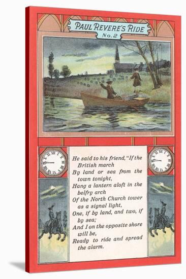 Paul Revere's Ride, Poem-null-Stretched Canvas