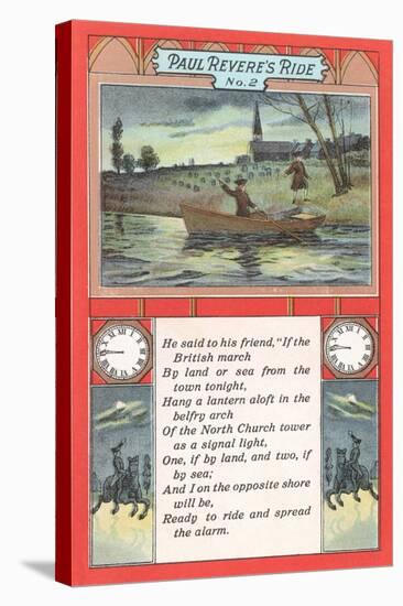 Paul Revere's Ride, Poem-null-Stretched Canvas