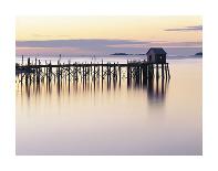 Old Wharf at Dawn-Paul Rezendes-Art Print