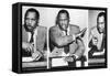 Paul Robeson, Speaks to Reporters after the Peekskill, N-null-Framed Stretched Canvas