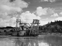 Dredge in Idaho-Paul S. Blieler-Stretched Canvas