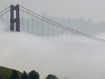 Golden Gate Bridge Fog-Paul Sakuma-Photographic Print
