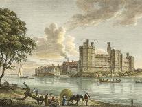 Caernarvon Castle, with a Harper in the Foreground-Paul Sandby-Giclee Print