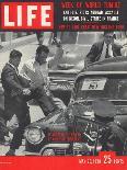 Men Kicking Car of Vice Pres Richard Nixon, South American Goodwill Trip, Venezuela, May 26, 1958-Paul Schutzer-Photographic Print