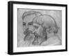 Paul Serusier and Maurice Denis, Study for 'The Hommage to Cezanne', 1899-Maurice Denis-Framed Giclee Print