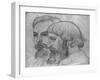 Paul Serusier and Maurice Denis, Study for 'The Hommage to Cezanne', 1899-Maurice Denis-Framed Giclee Print