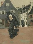 Young Breton Women Wearing Shawls, or the Girls of Douarnenez, 1895-Paul Serusier-Giclee Print
