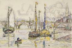 'Le Pin de Bertaud at Saint-Tropez', 1909-Paul Signac-Giclee Print