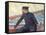 Paul Signac on His Boat-Théo van Rysselberghe-Framed Stretched Canvas