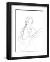 Paul Simon-Logan Huxley-Framed Art Print