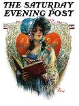 "Kissing Winter Goodby," Saturday Evening Post Cover, March 7, 1925-Paul Stahr-Giclee Print