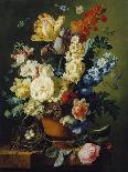 Flowers in a Vase, 1789-Paul Theodor van Brussel-Framed Giclee Print