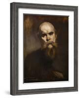 Paul Verlaine 1890 by Eugene Carriere-Eugene Carriere-Framed Giclee Print