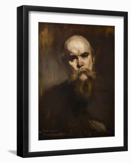 Paul Verlaine 1890 by Eugene Carriere-Eugene Carriere-Framed Giclee Print