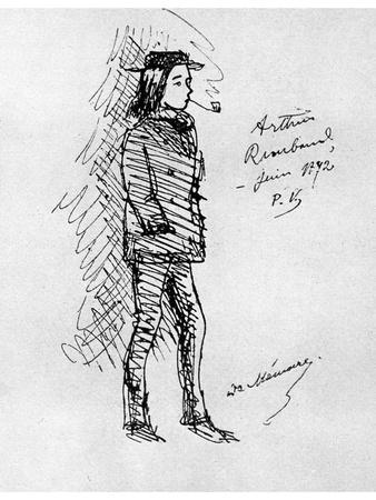 Arthur Rimbaud, French Poet and Adventurer, 1895