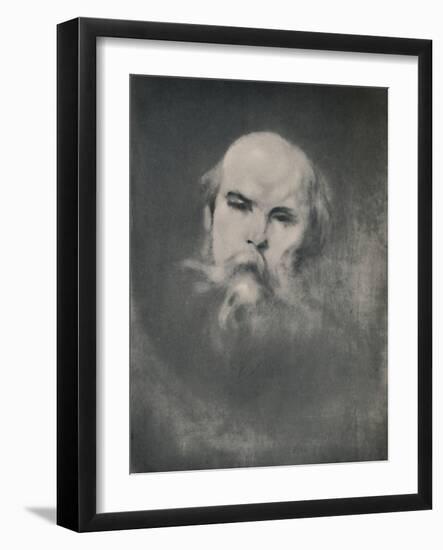 'Paul Verlaine', c.1891, (1946)-Eugene Carriere-Framed Giclee Print