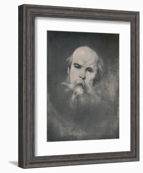 'Paul Verlaine', c.1891, (1946)-Eugene Carriere-Framed Giclee Print