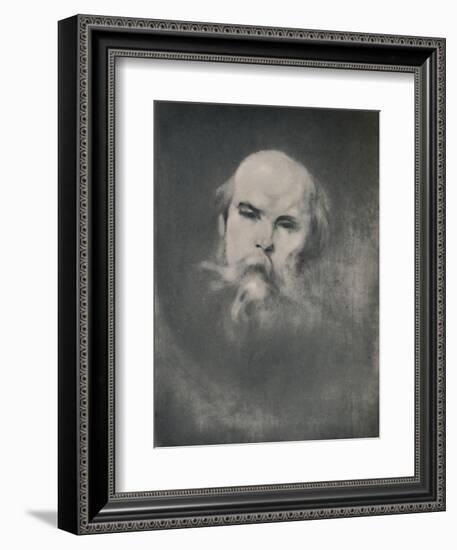 'Paul Verlaine', c.1891, (1946)-Eugene Carriere-Framed Giclee Print