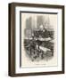 Paul Verlaine French Writer Writing at a Cafe Table-null-Framed Art Print