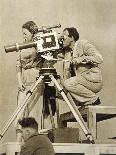 Olympische Spiele 1936 Leni Riefenstahl and One of Her Team Recording the Games-Paul Wolff-Framed Art Print