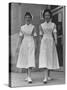 Paula and Susan Fox Sisters Who Are Student Nurses at Wesley Memorial Hospital-Stan Wayman-Stretched Canvas