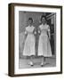 Paula and Susan Fox Sisters Who Are Student Nurses at Wesley Memorial Hospital-Stan Wayman-Framed Photographic Print