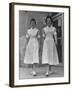 Paula and Susan Fox Sisters Who Are Student Nurses at Wesley Memorial Hospital-Stan Wayman-Framed Photographic Print