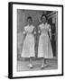 Paula and Susan Fox Sisters Who Are Student Nurses at Wesley Memorial Hospital-Stan Wayman-Framed Photographic Print