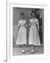 Paula and Susan Fox Sisters Who Are Student Nurses at Wesley Memorial Hospital-Stan Wayman-Framed Photographic Print