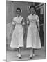 Paula and Susan Fox Sisters Who Are Student Nurses at Wesley Memorial Hospital-Stan Wayman-Mounted Photographic Print