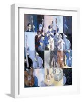 Paula Gardiner, Jazz Bassist, 1998-Huw S. Parsons-Framed Giclee Print