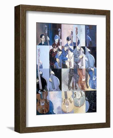 Paula Gardiner, Jazz Bassist, 1998-Huw S. Parsons-Framed Giclee Print