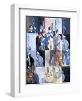 Paula Gardiner, Jazz Bassist, 1998-Huw S. Parsons-Framed Giclee Print