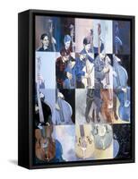 Paula Gardiner, Jazz Bassist, 1998-Huw S. Parsons-Framed Stretched Canvas