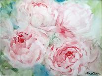 Pink Peonies I-Paula Giltner-Framed Stretched Canvas