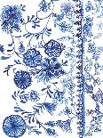 Simple Blue Florals-Paula Mills-Giclee Print