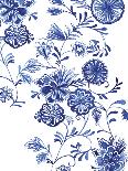 Blue Floral Figures-Paula Mills-Giclee Print