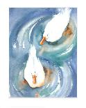 Ducks in a Pond-Paula Patterson-Mounted Art Print