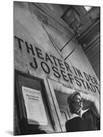 Paula Wessely Attending Theater Production at Theater in Der Josefstadt-null-Mounted Photographic Print