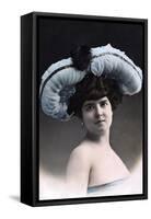 Paule Delys, Theatre Actress, 1904-Walery-Framed Stretched Canvas